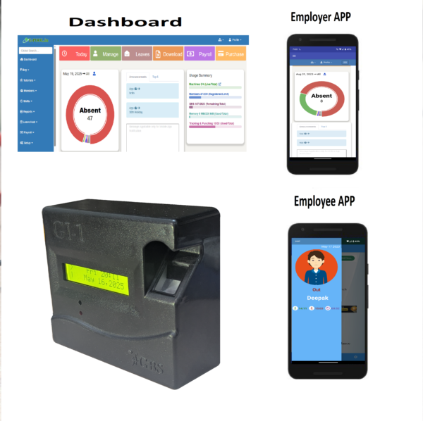 CloudEntry WIFI-Cloud Based Biometric (1000 Templates) without Battery Backup-Android App - Image 3